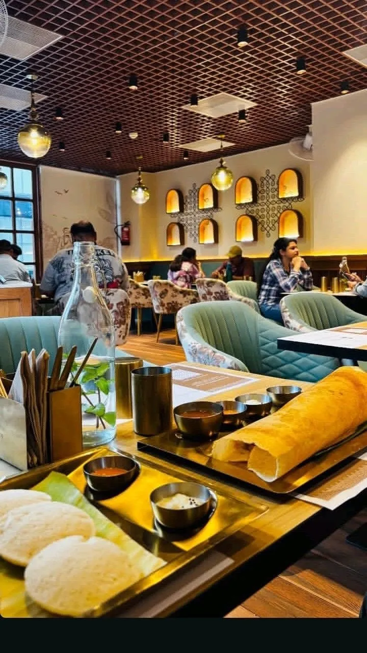 Warm dining booths and banquette seating