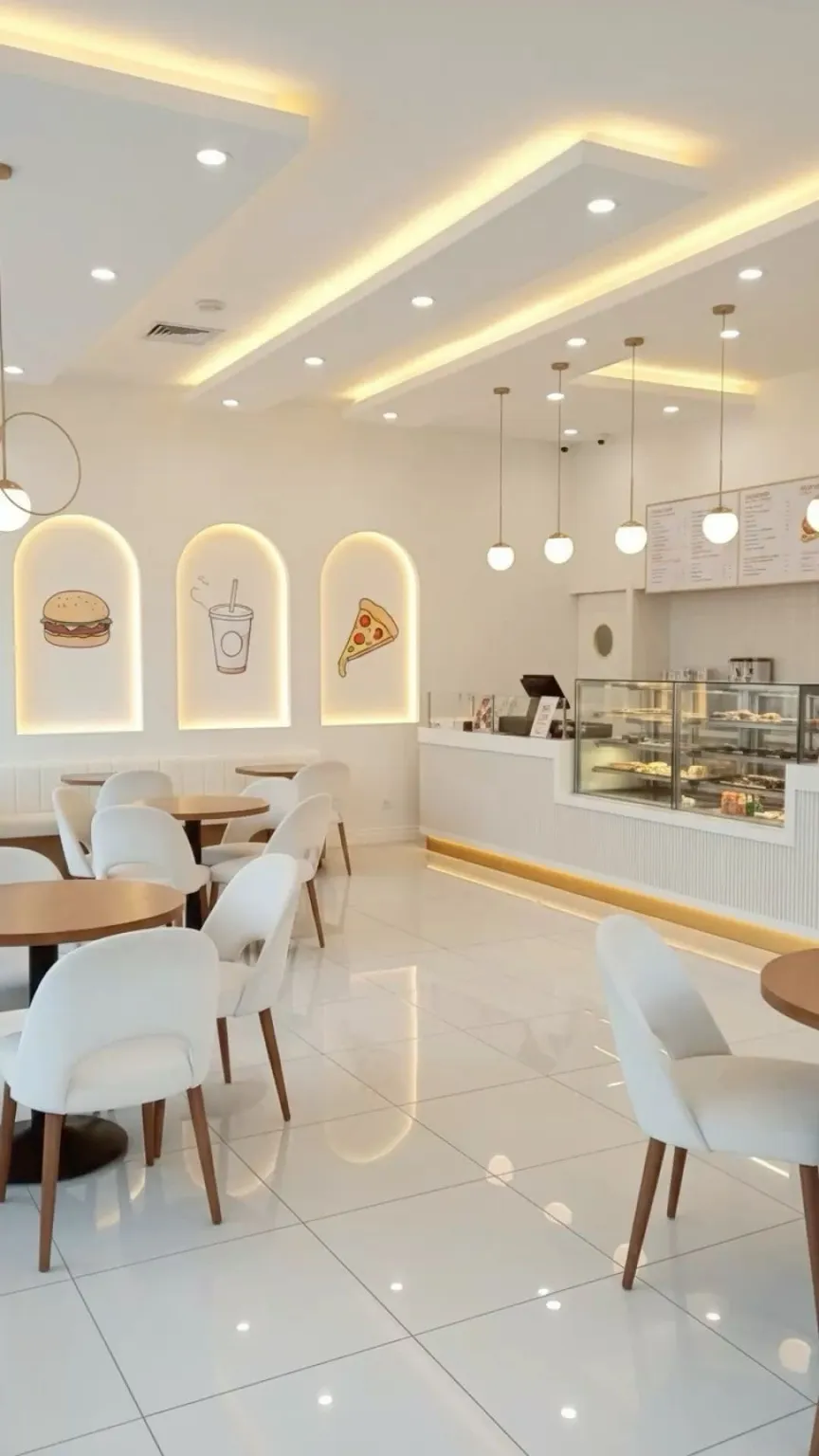 Modern cafe interior